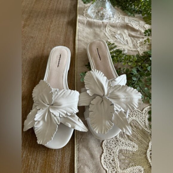 Anthropologie Cecelia New York Lila Slide Sandals Size 8 NWOT $179 - Picture 3 of 9